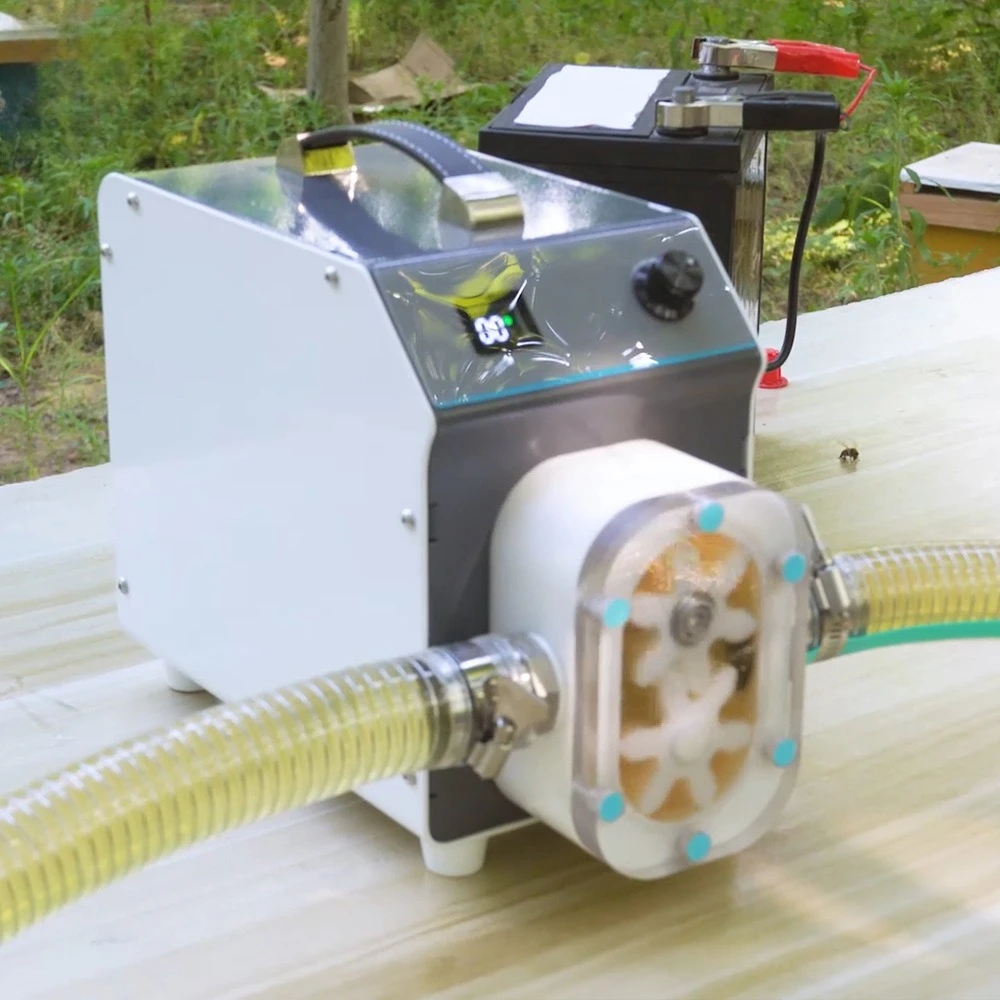 Honey Filter Conveyor Pump Honey Pouring Bucket Impurity Machine Fine Filter AC DC Honey