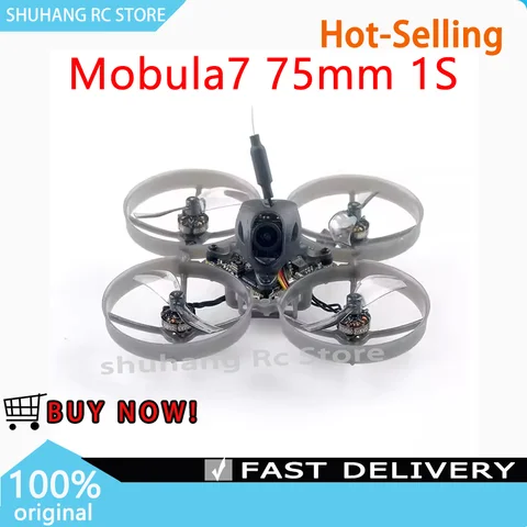 Shuhang HappyModel Mobula7 75mm 1S 5in1 AIO 4in1 12A ESC Controllo di volo RS0802 KV20000 PNP / ELRS 2.4g / Frsky per RC Drone