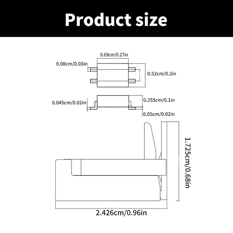 Asientos evaluación chips SOP4 con pasos 2,54 mm para investigación y desarrollo