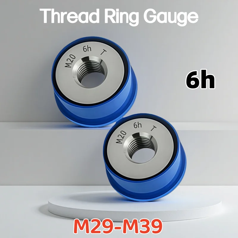 

2pcs/set Thread ring gauge GO/NO GO Gage 6h M29M30M31M32M33M34M35M36M37M38M39