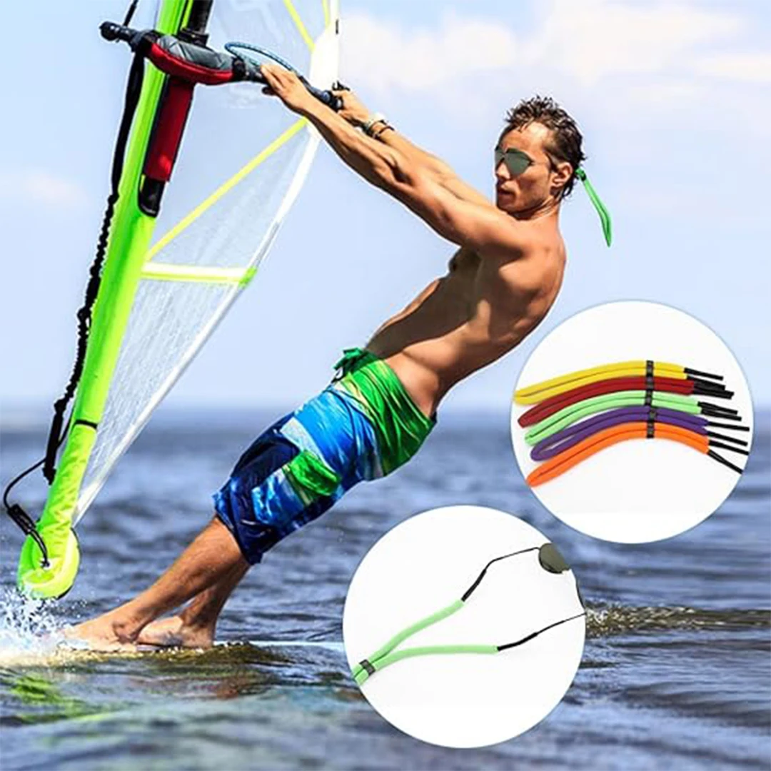 Floating Sunglass Strap Glasses Float Safety Outdoor Eyeglass Rope for Surfing Sailboat Swimming 1pc
