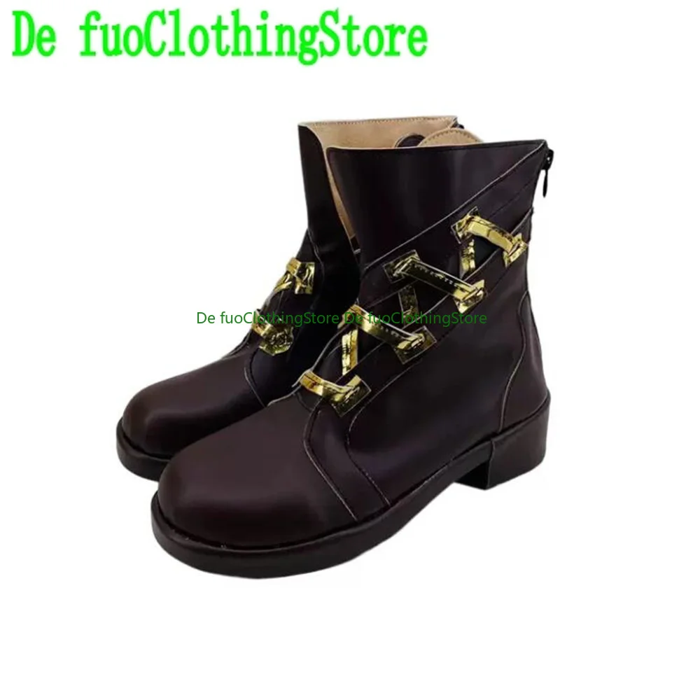 

DefuoClothing Shu Arknights Cosplay Shoes Boots Game Anime Game Role-playing Shoes and Boots Halloween Party