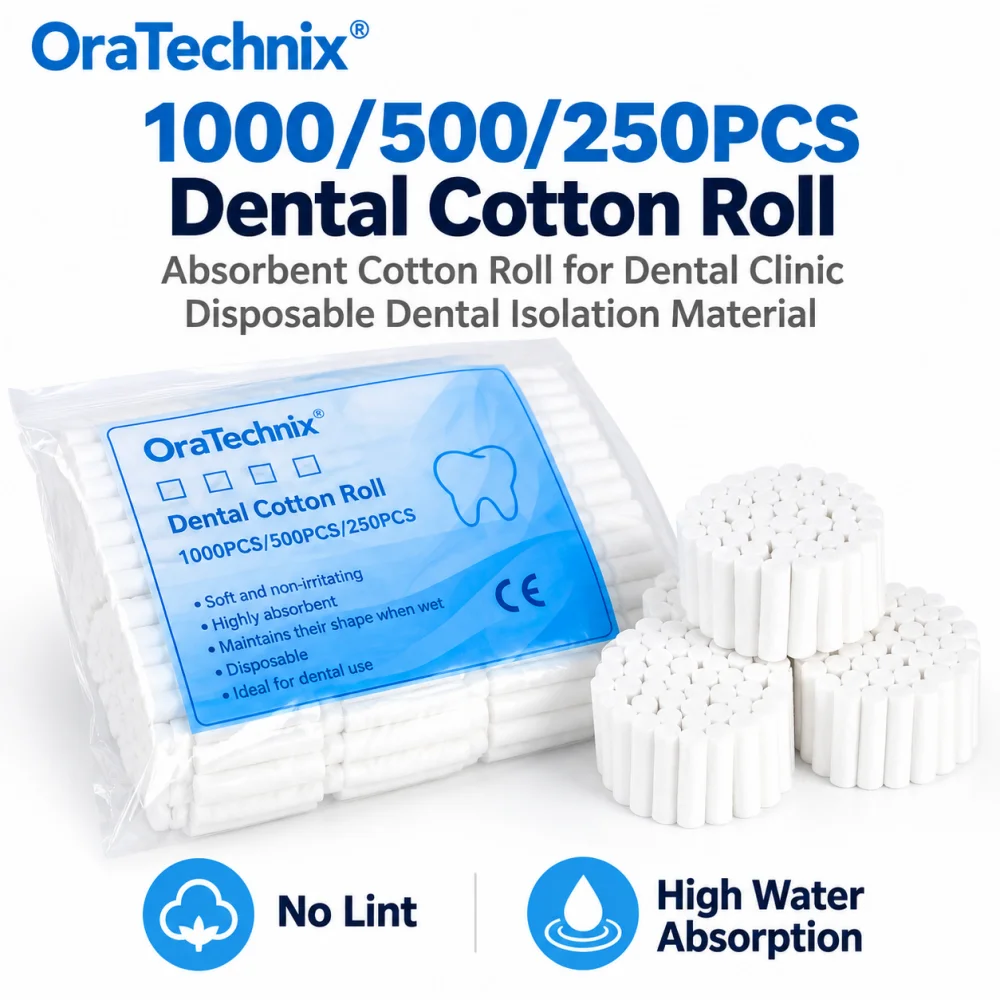 Dental Medical Surgical Cotton Rolls Disposable Teeth Whitening Cleaning High-purity Cotton Roll Dentist Dentistry Cotton Roll