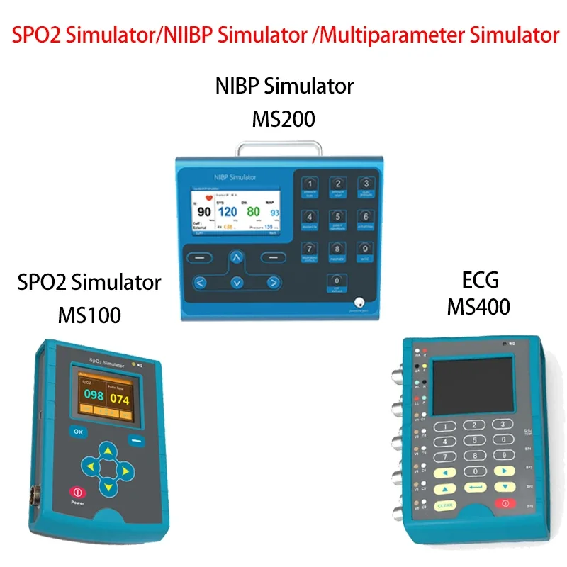 CONTEC MS100 MS200 MS400 SPO2 PR NIBP ECG IBP TEMP Simulator Biomedical Non-Invasive Simulation Simulate Machine