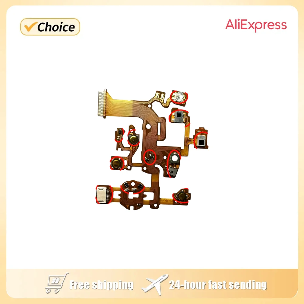 

NEW For Sony NEX-5R NEX-5T Top Cover Dial Mode Power Switch Button Key Flex Cable With Sensor
