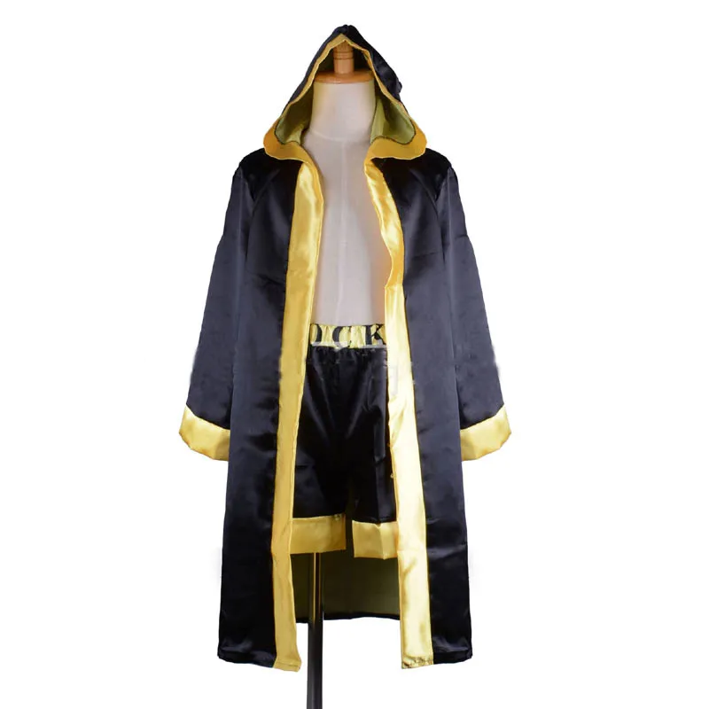 Rocky Balboa Boxer Costume pour enfant, vêtements avec short, robe de boxe de film, rouge et noir, garçon