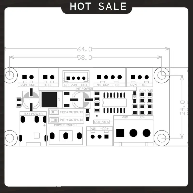 24-Hour Delivery 20W 40W 80W Interface Driver Adapter Board Engraving And Cutting Machine Module Adapter Board