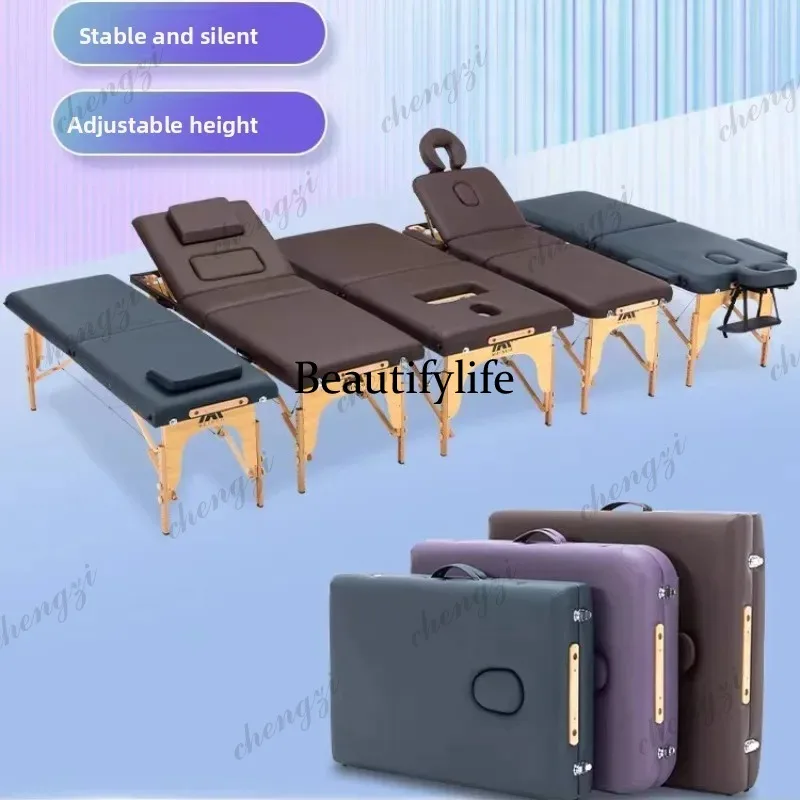 Therapy Bed Chiropractic Acupuncture Medical Rehabilitation Table Professional TCM Equipment Therapy Massage Bed Table