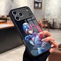 Rockman Megaman Game Phone Case for Iphone 17 Air 16 15 14 12 11 13 Pro Max Mini X Xr Xs Se Puls glass Cover