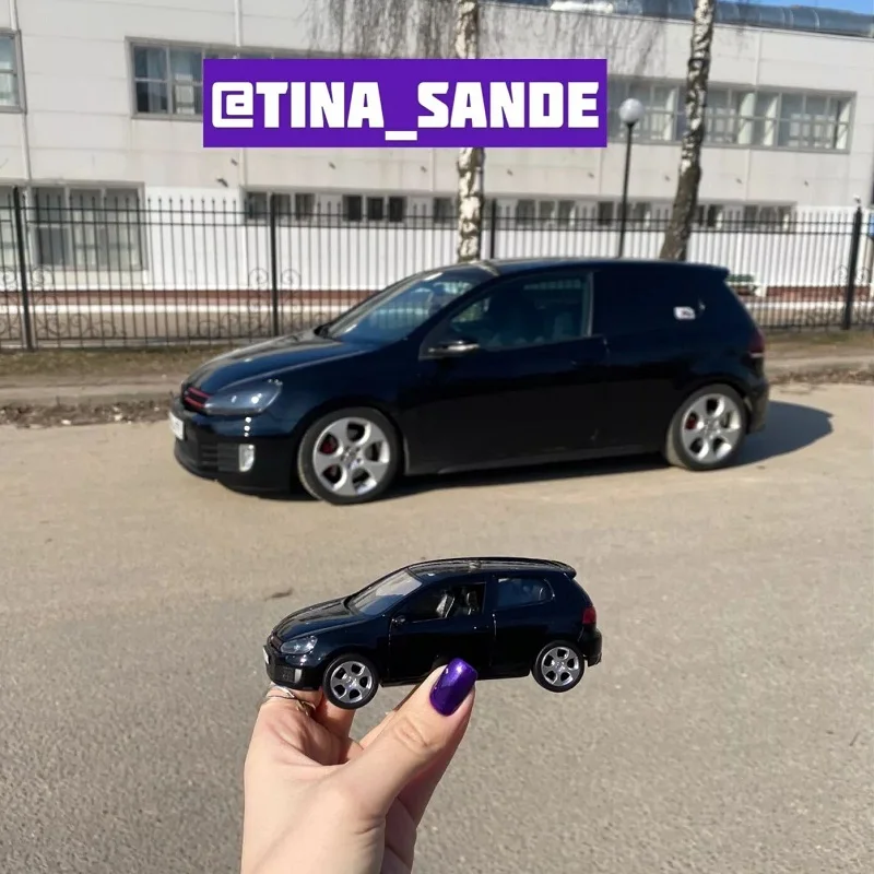 Volkswagen Golf GTI Simulation Diecast & Toy Vehicles Pull Back Car RMZ city 1:36 Alloy Collection Model Gifts For Children