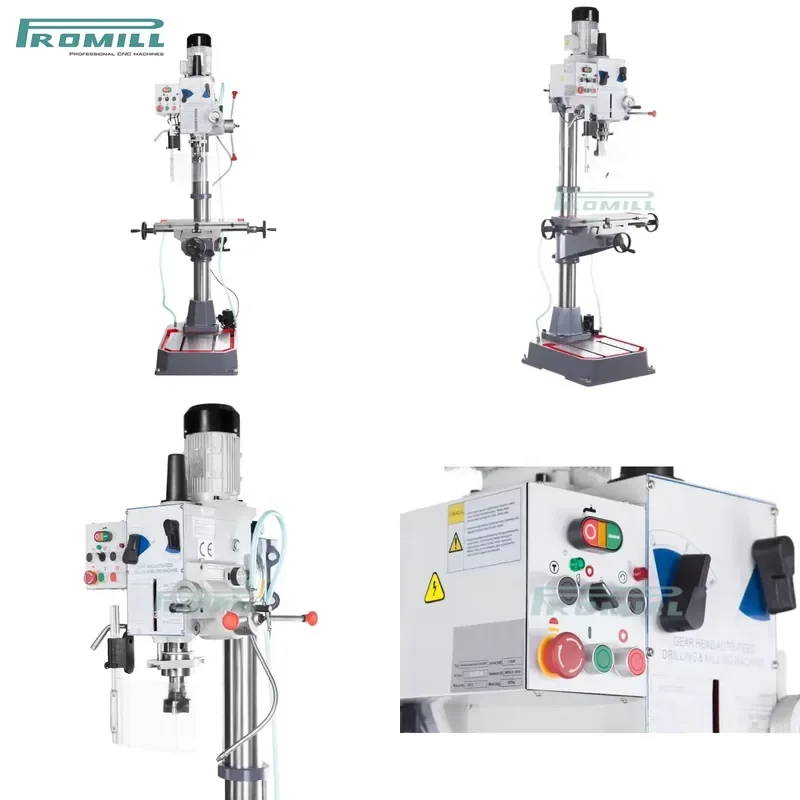 HCY Promill Vertical Drilling Machine Z5032C Z5040C Z5045C Three-axis Workbench Movement Precision Drilling Motor Drilling
