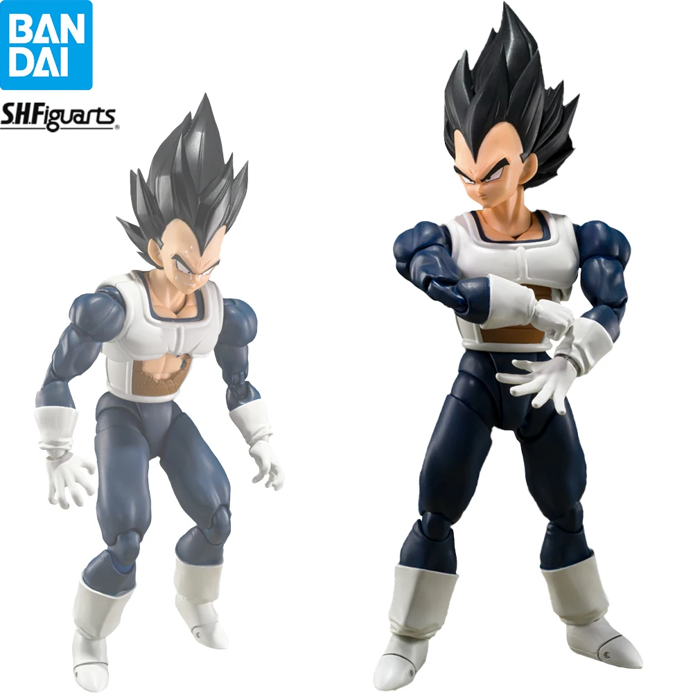 

In Stock BANDAI S.H.Figuarts Dragon Ball Z Vegeta Older Style Battle Clothes Ver. Action Doll Collectible Anime Figure Model Toy