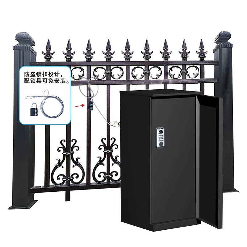 Household smart parcel box, fingerprint lock, password lock, smart anti-theft express parcel storage box.