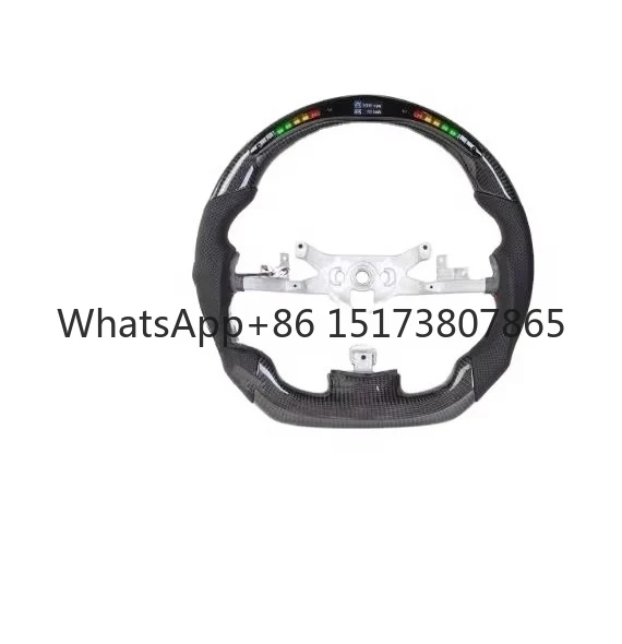 

LED Racing Car Carbon Fiber Steering Wheel Fit for Chevrolet C6 C7 C8 Steering Wheel Carbon Fiber
