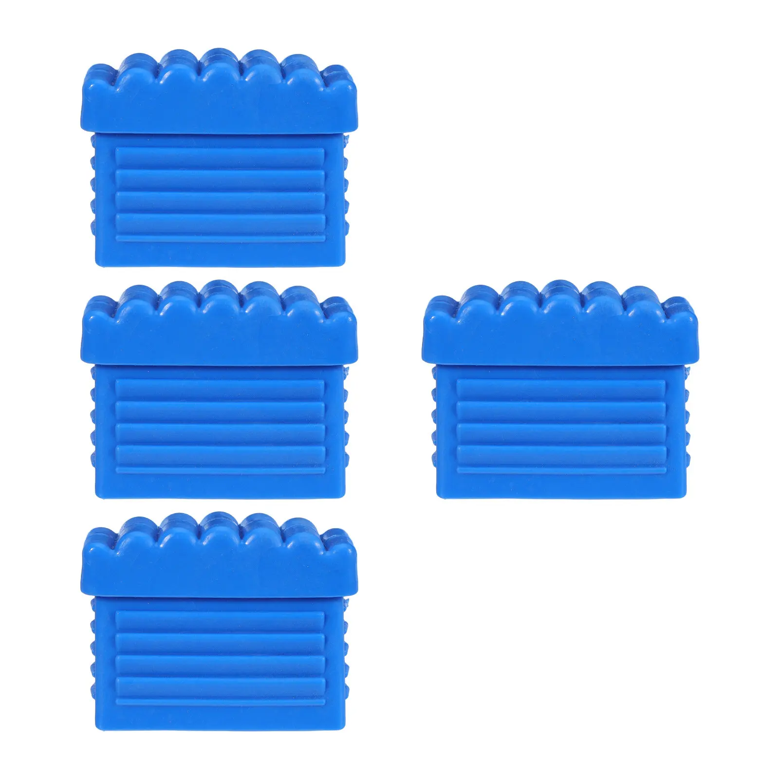 4Pcs Ladder Feet Pads Anti-Skid Protective Covers Folding Extension Ladder Foot Caps Noise Reduction Safety Floor Cushion