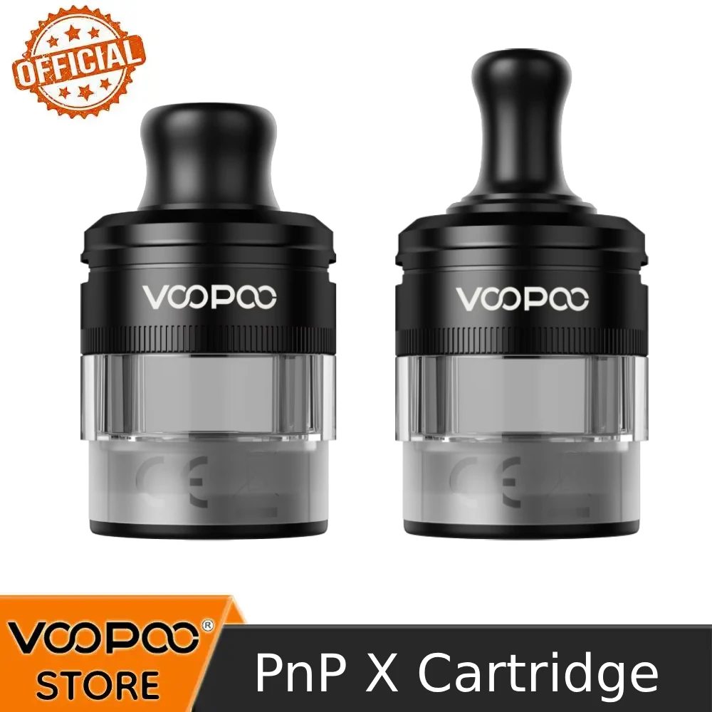 VOOPOO PnP X Empty Cartridge (New Version) for Drag X2 & Drag S2 5ml Capacity Easy Side Filling Super leakage-proof