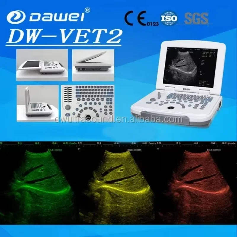 DW-VET2 full digital ultrasound scanner for small animals/USG instrument with competitive price