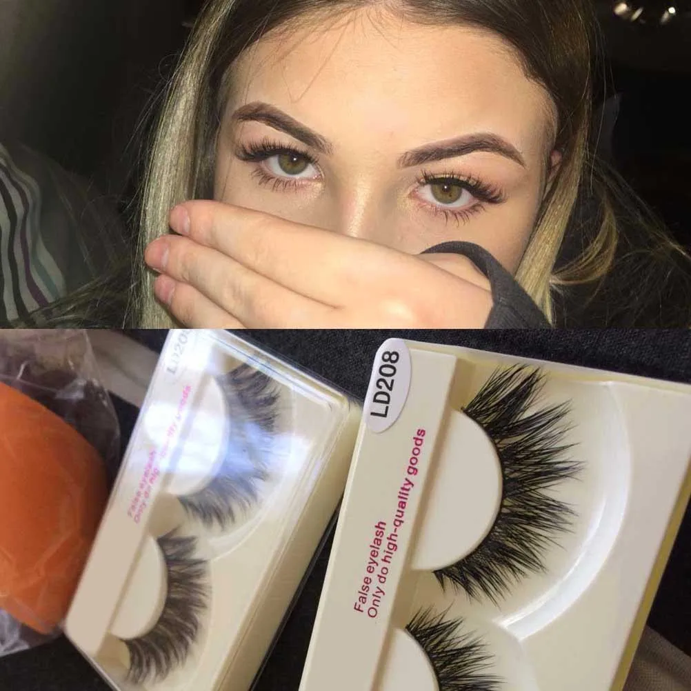 คู่ขนตาปลอมระดับพรีเมียม ขนตาปลอมสไตล์ธรรมชาติหนาและยาวสำหรับผู้หญิง อ่อนโยนต่อดวงตา ใช้งานง่าย ถอดออกได้ง่าย