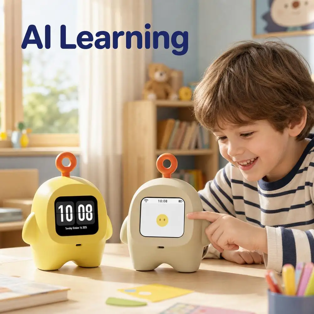 AI Smart Desktop Robot Voice Interaction Electronic Pet AI Learning Tutor Pocket Language Robot Intelligent Companion for Kids
