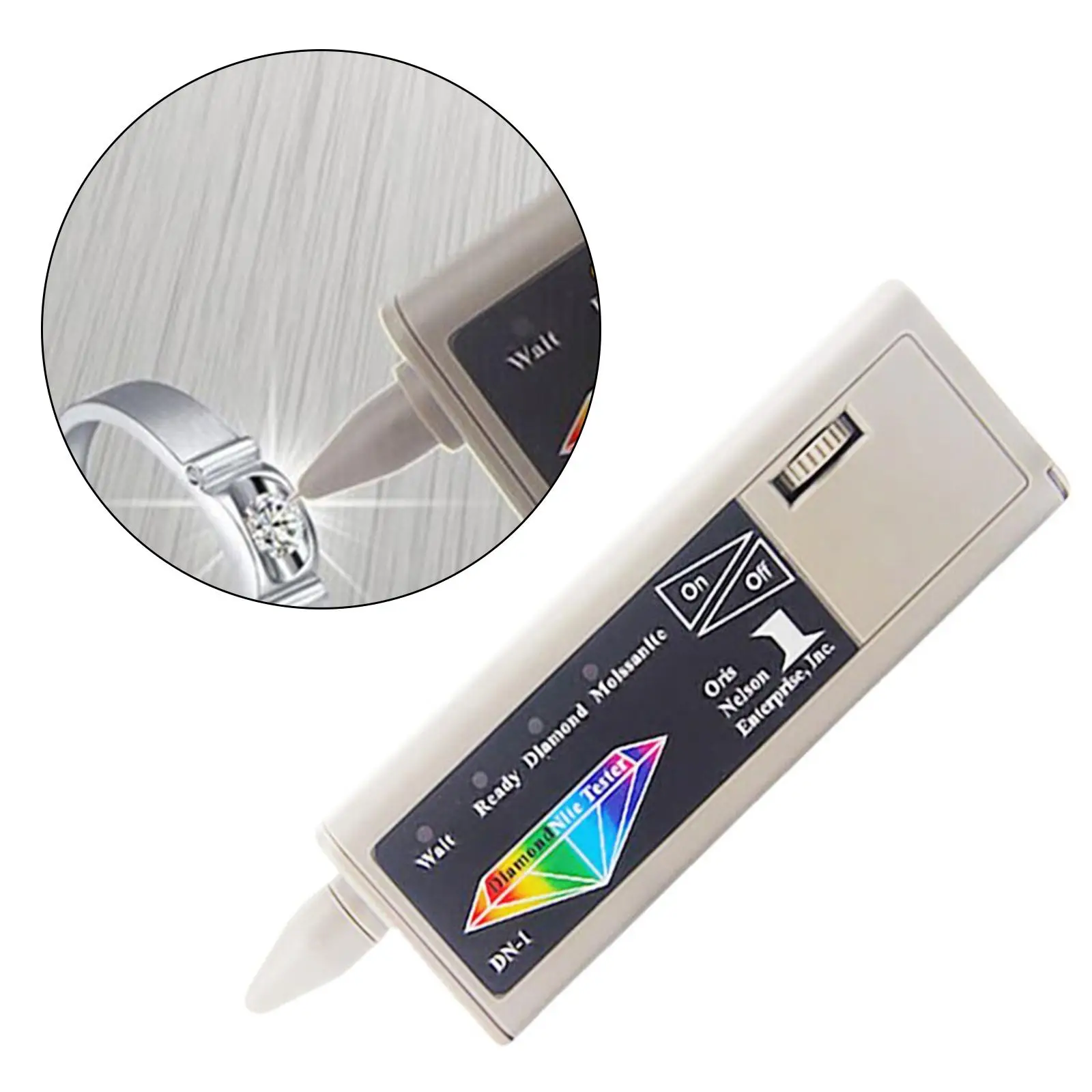 

Diamond Tester Pen with Light Indicator Compact Diamond Testing Tool for Novice and Expert Accurate Thermal Conductivity Meter