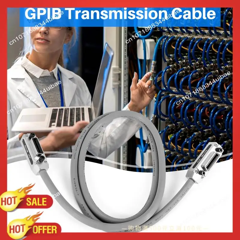 

B47C 1 шт. IEEE488 Линейный кабель управления GPIB для промышленного управления 1,5 метра