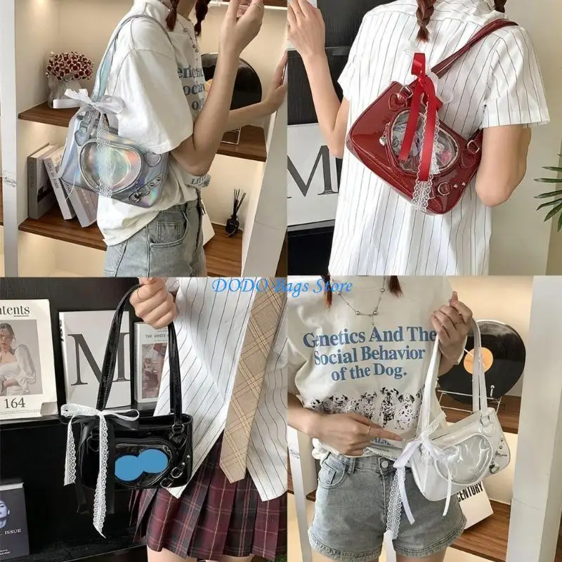 

Сумка на плечо в корейском стиле с кружевным декором, элегантная сумочка подмышками, вечерние сумки Handag для модных женщин и