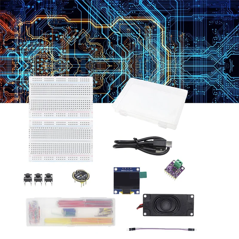 

-A25M AI Voice Chat Robot Breadboard 0.96 Inch LCD Display Kit For AI Voice Chat Robot ESP32-S3 Development Board