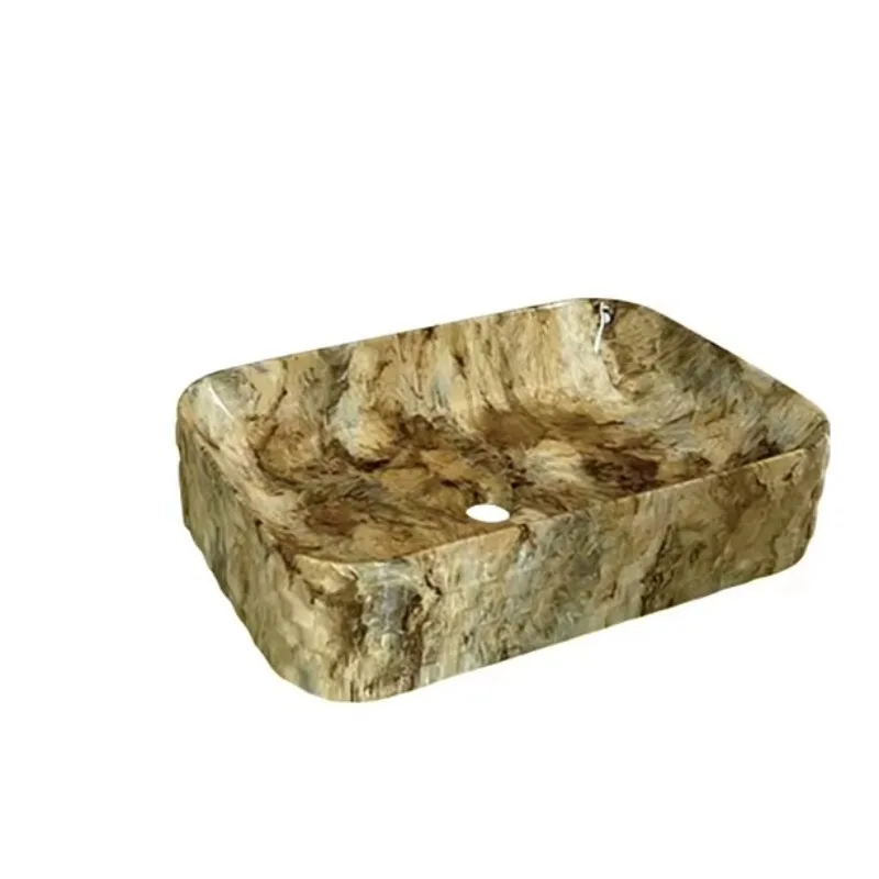 J Modern style Art Nouveau ceramic watercolor wash basin, suitable for family bathroom use