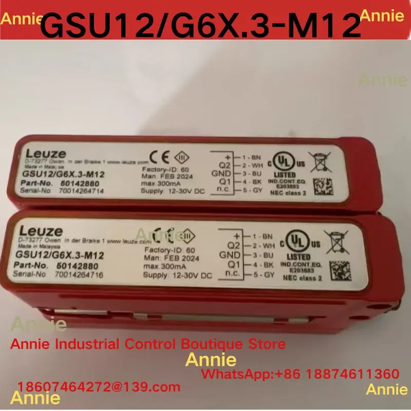 Second-hand test OK  GSU12/G6X.3-M12 ultrasonic fork probe