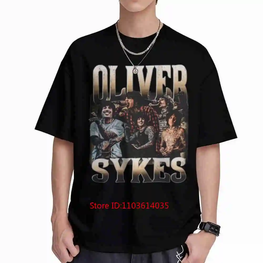 2026 Oliver Sykes Vintage Retro 90S Short Sleeve Tee 100% Cotton T-Shirt
