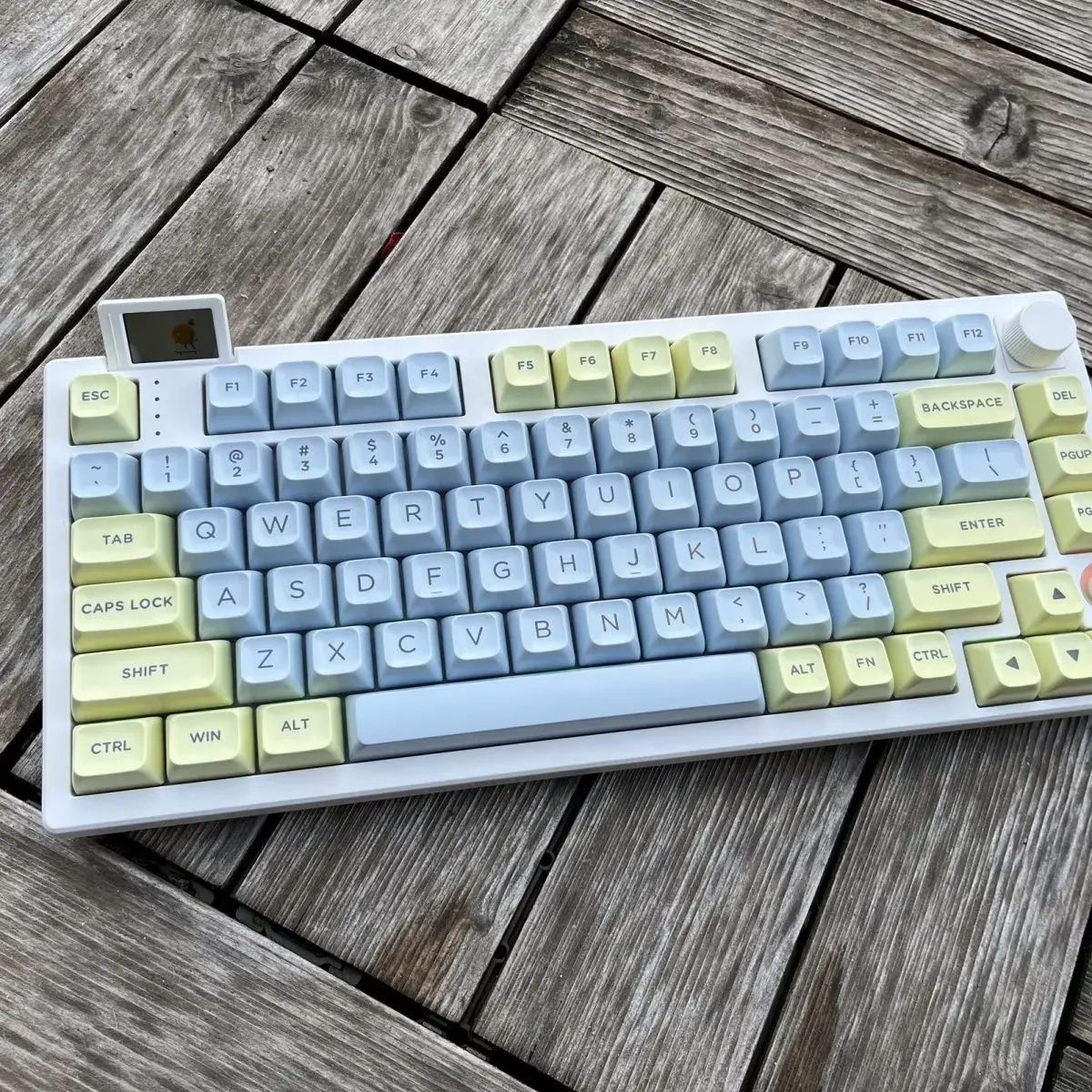 Ball cap sa keycap blue cyan yellow 61/64/68/84/87/98/96/104 mechanical keyboard keycap