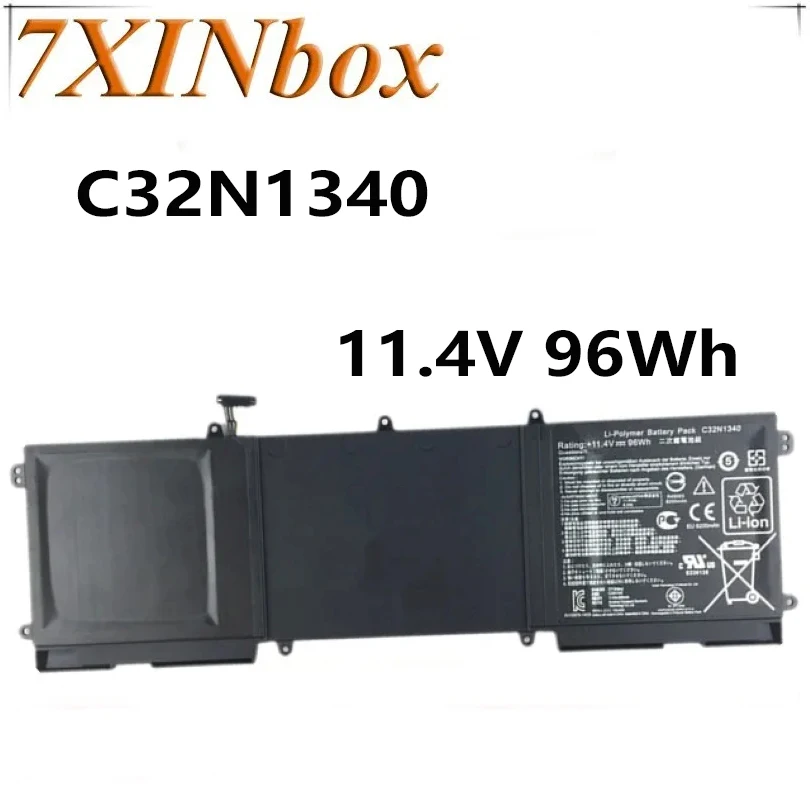 

7XINbox 11.4V 96Wh Original C32N1340 Laptop Battery For Asus Zenbook NX500 NX500J NX500JK NX500JK-DR018H Tablet