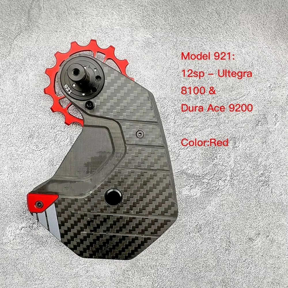 Motion Aero Schaltwerk-Umlenkrolle mit übergroßem Käfig für Shimano DA R9200 Ultegra R8100 11/12S R8000 R9100 R8050 R9150 – Detail 9