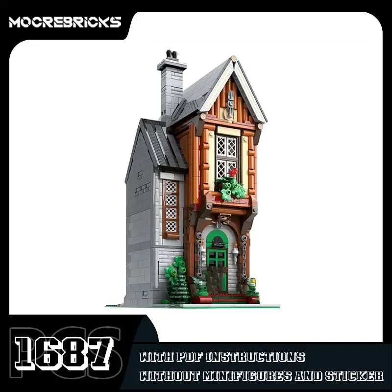 

﻿ MOC Архитектурная серия Сказочный дом Строительная модель Строительные блоки Гранулы Кирпичи Головоломки Игрушки Детские рождественские креативные подарки