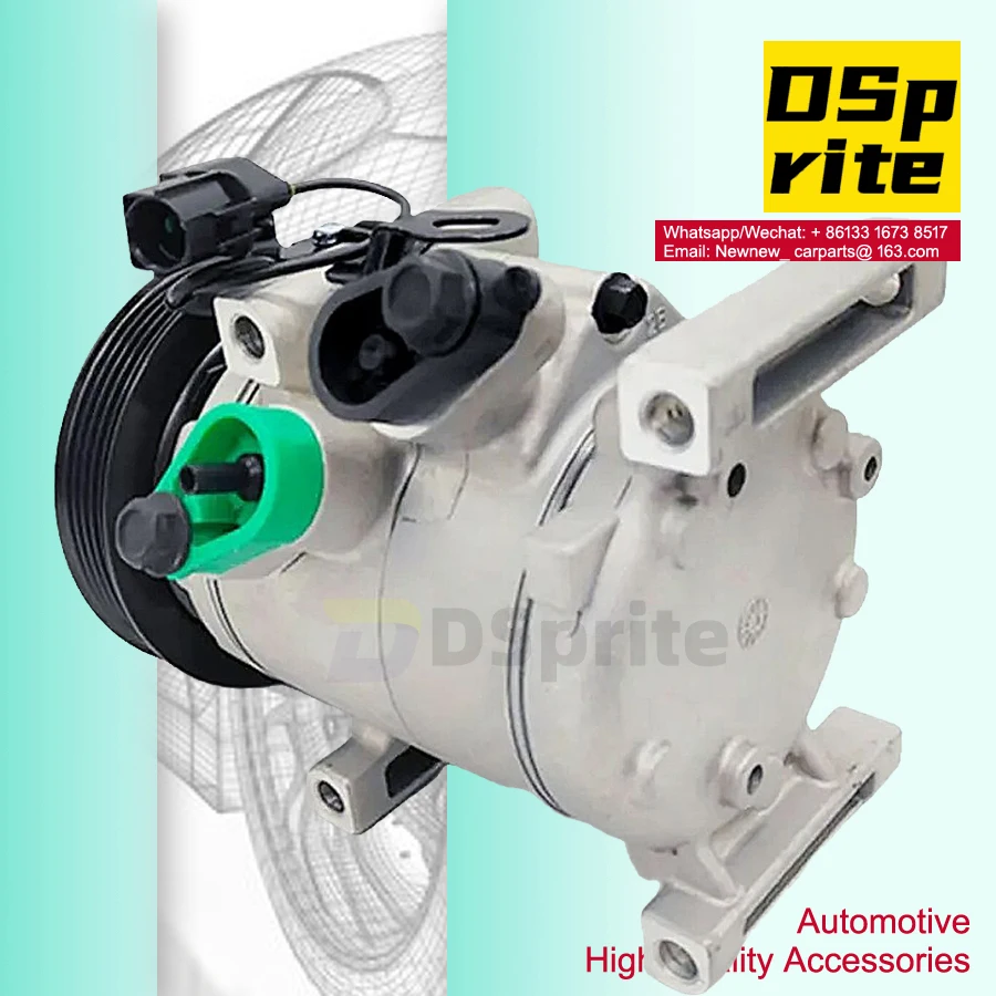 AC Air Conditioning Compressor for Hyundai I10 2014-2017 9520076KA0 9520076KA1 97701B4000 97701-B9000 F5009ADCA02 F500QADAA03