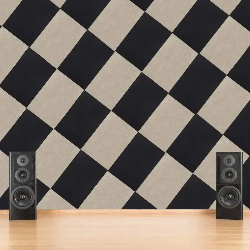 30*40CM Home Decor Sound-absorbing Panels Wall Decorative Panels Soundproofing Pads Acoustic Felt Cork Tiles Bulletin Pin Boards