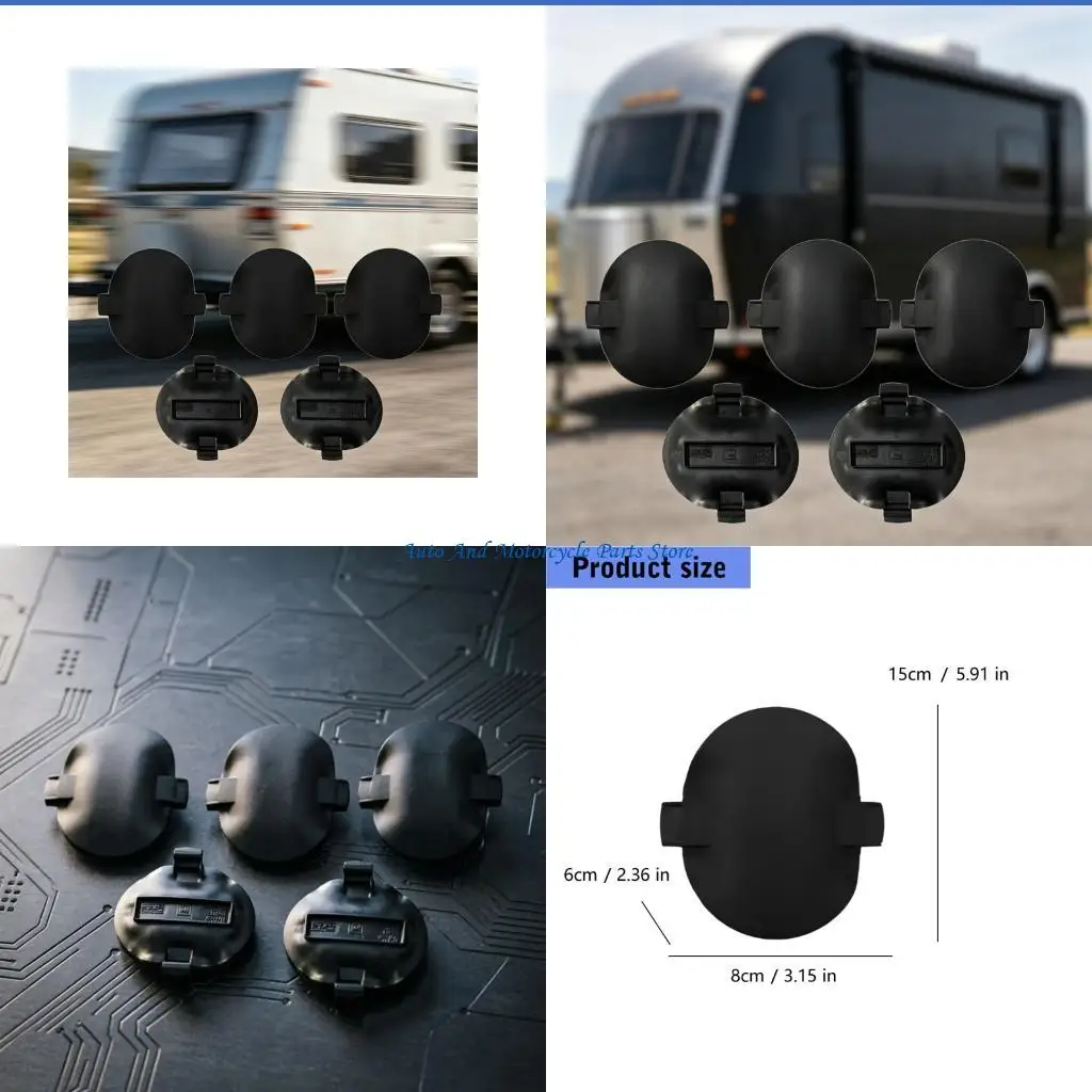 P9FD 5Pcs Heavy Duty Weatherproof Hitch Cover Protectors Set For 2500HD 3500HD Replacement Parts MTG84756187 MTG84756188