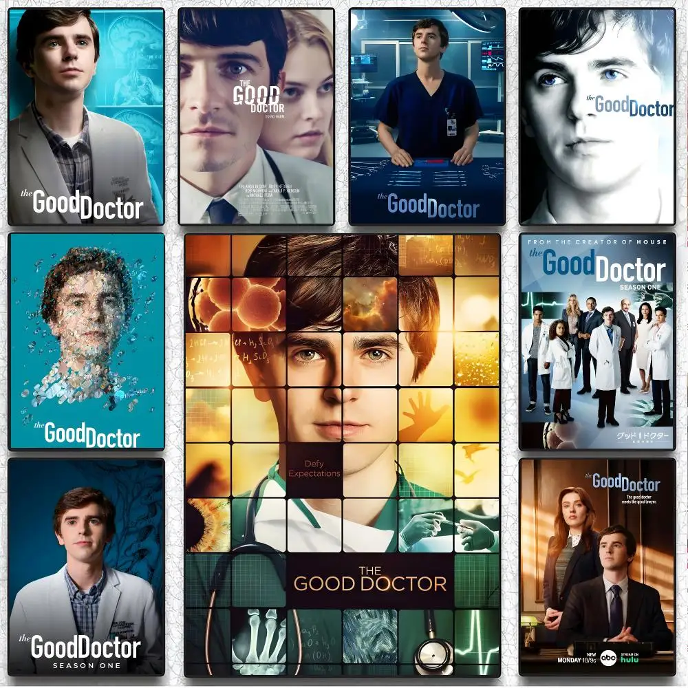 tvseries medical T-The Good Doctor Poster Artistic Instant Peel-Off Wall Decor Atmosphere Setter for Bedside & Shared Room