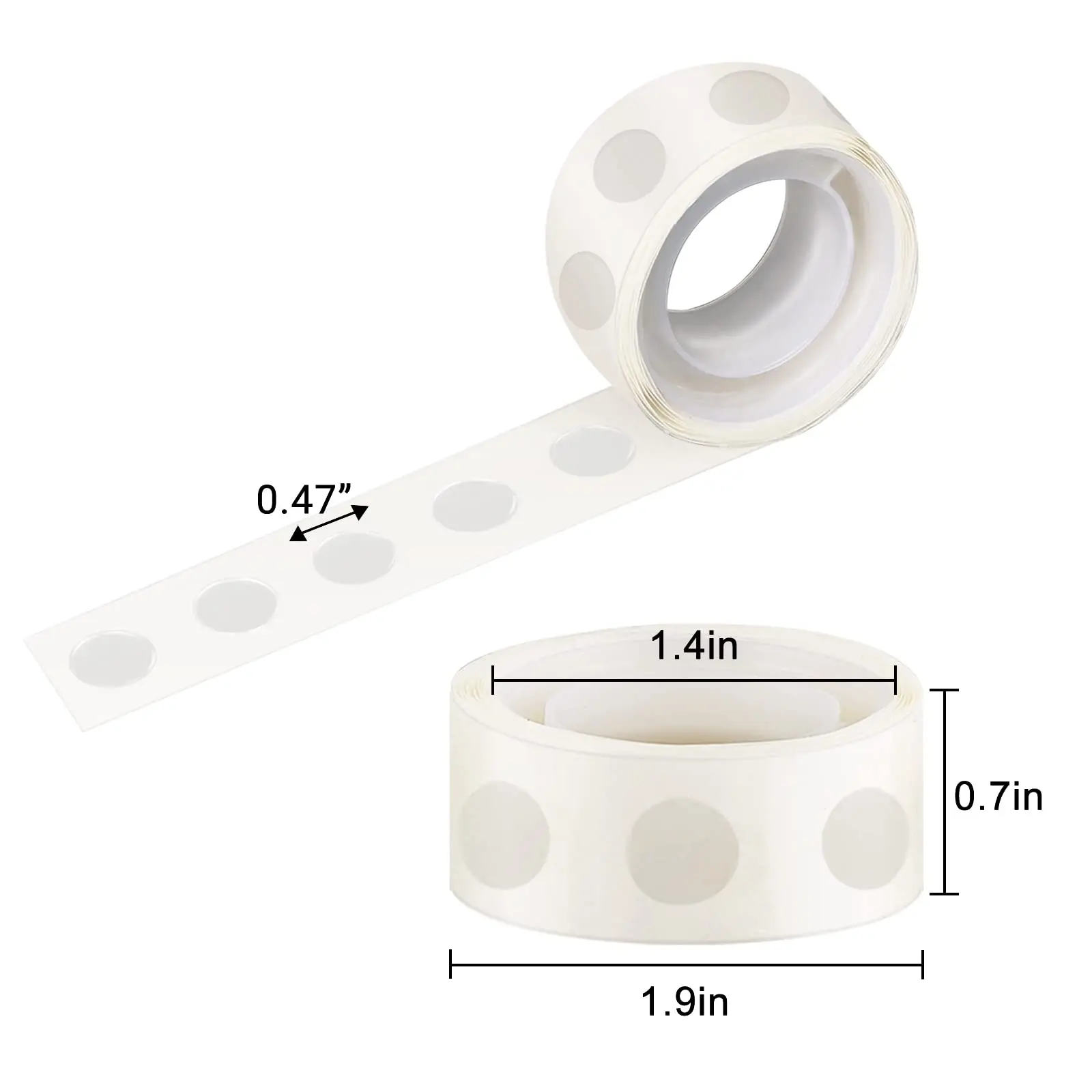 Glue Points Dots Double Sided,  Rolls Poster Putty Adhesive Clear Balloons Tape Removable Non Trace Stickers for Wedding Decorat