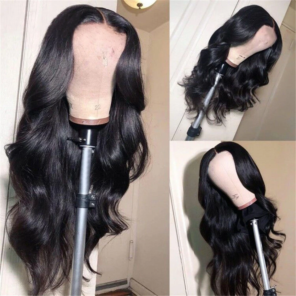 Ulrica 180% Dichtheid 4X4 Sluiting Menselijk Haar Pruik Body Wave Lace Front Pruiken 100% Menselijk Haar Gebleekte Knopen 4X4 Lace Sluiting Pruiken