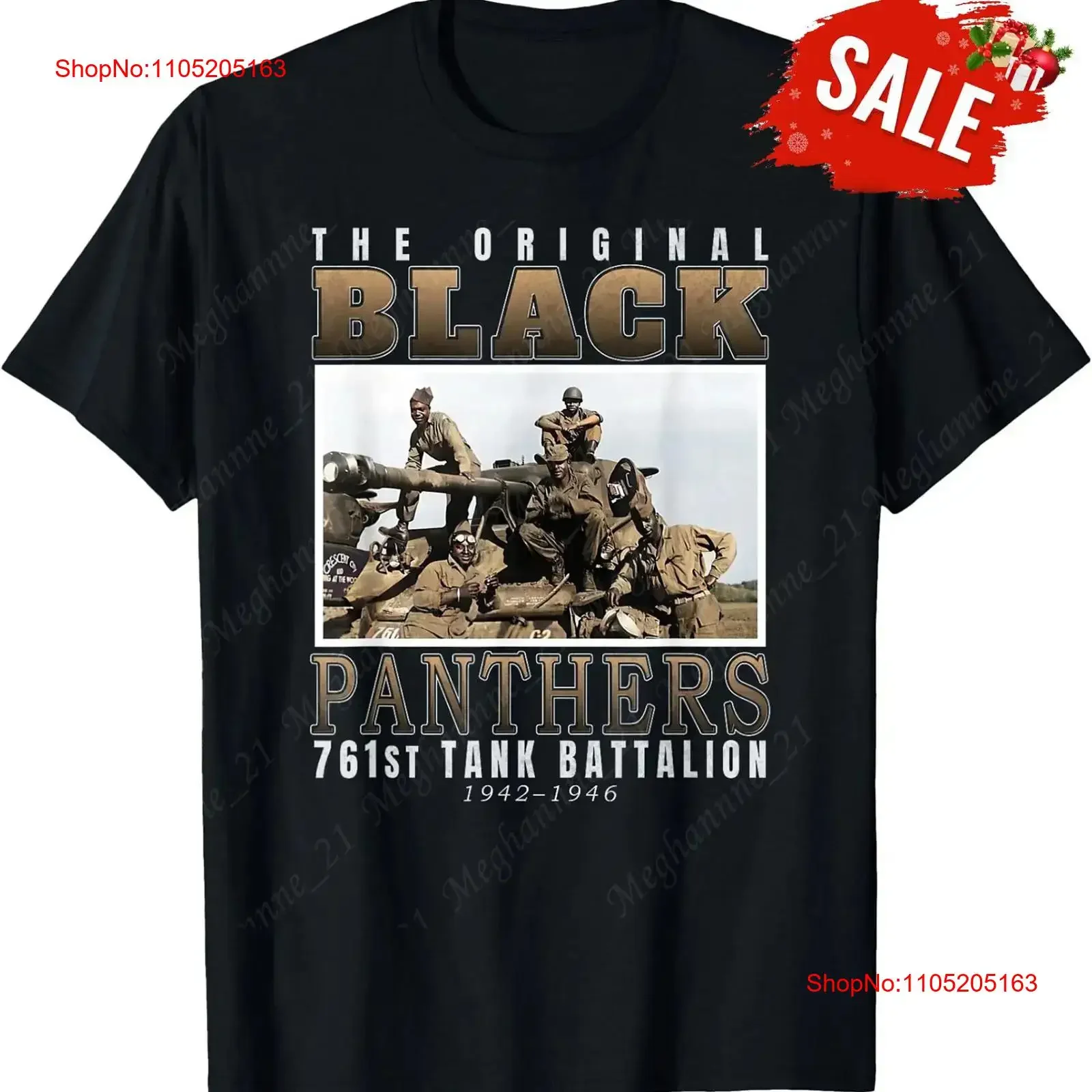761st Tank Battalion Tribute Black Panthers WW2 Heroes T Shirt vintage Washed Unisex Slightly homme Top For Everyday Wear