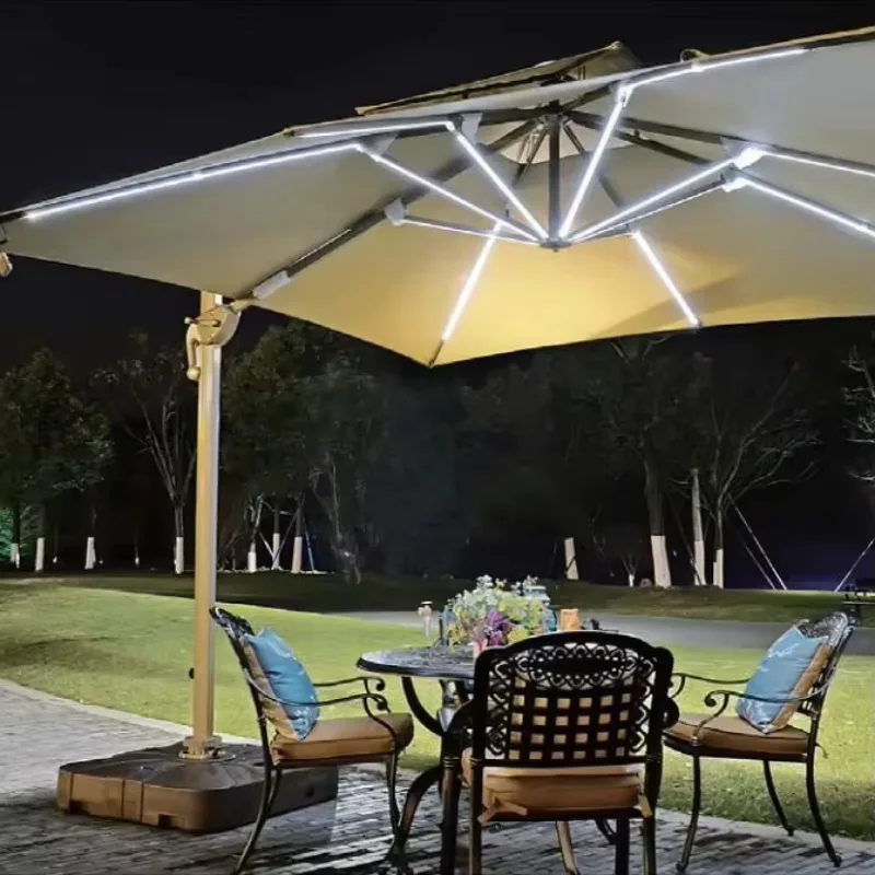 

Heavy Duty Beach Shade UV-proof Umbrella Outdoor Furniture Large Beach Umbrella for Garden and Villa Hotel