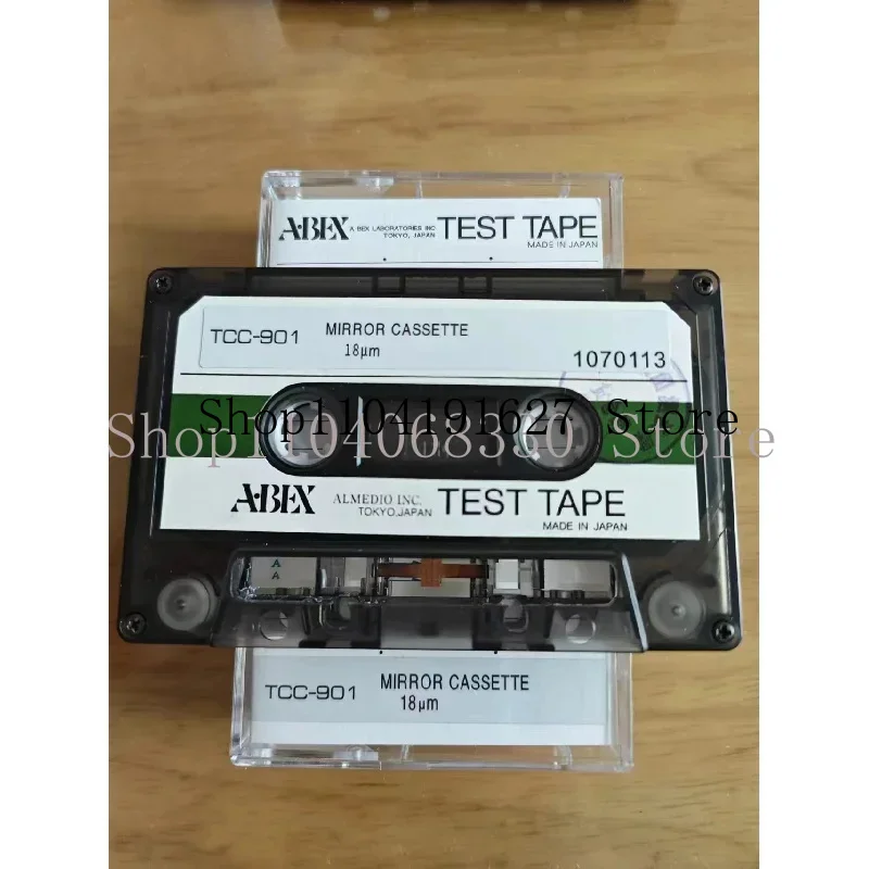 TEAC FOR ABEX Mirror Cassette Test Tape TCC-901 cassette path checker, New