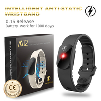 Hot Sales M12-SE Anti-static Silicone Bracelet Men Women Fashion Waterproof Adjustable Winter Human Body Static Eliminator