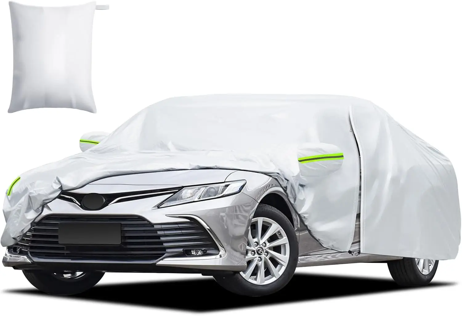 

Custom Fit Waterproof Car Cover for Toyota Camry 1996-2026 and Honda Accord 2001-2026, All Weather Protection with Zipper