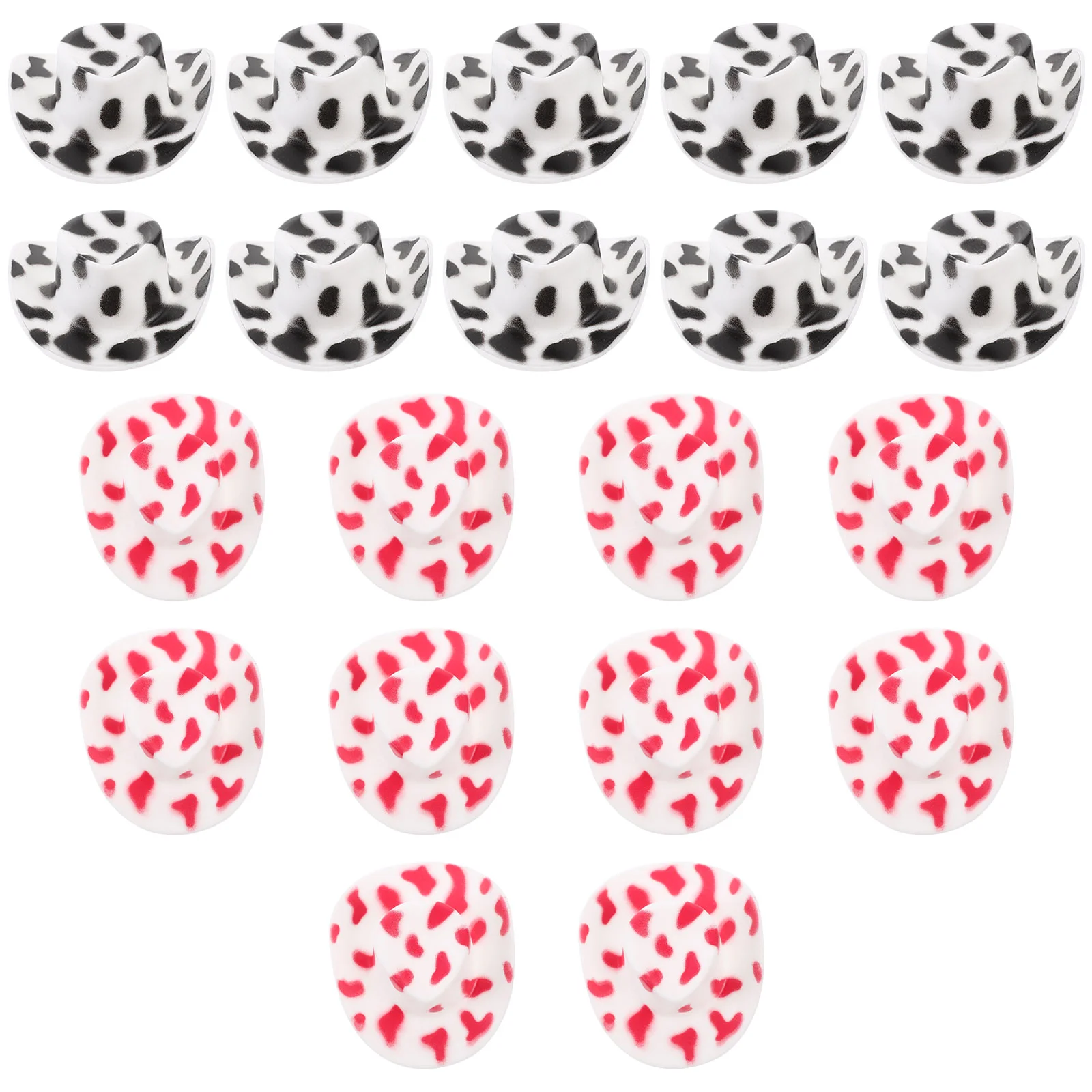 

Mini Cowboy Hat Accessory Small Toy Miniature Hats for Crafts Dress up Toys