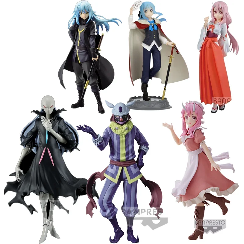 Banpresto Original Rimuru Tempest Anime Figure Shuna Beretta Action Figure Toys For Boys Girls Kids Children Birthday Gifts