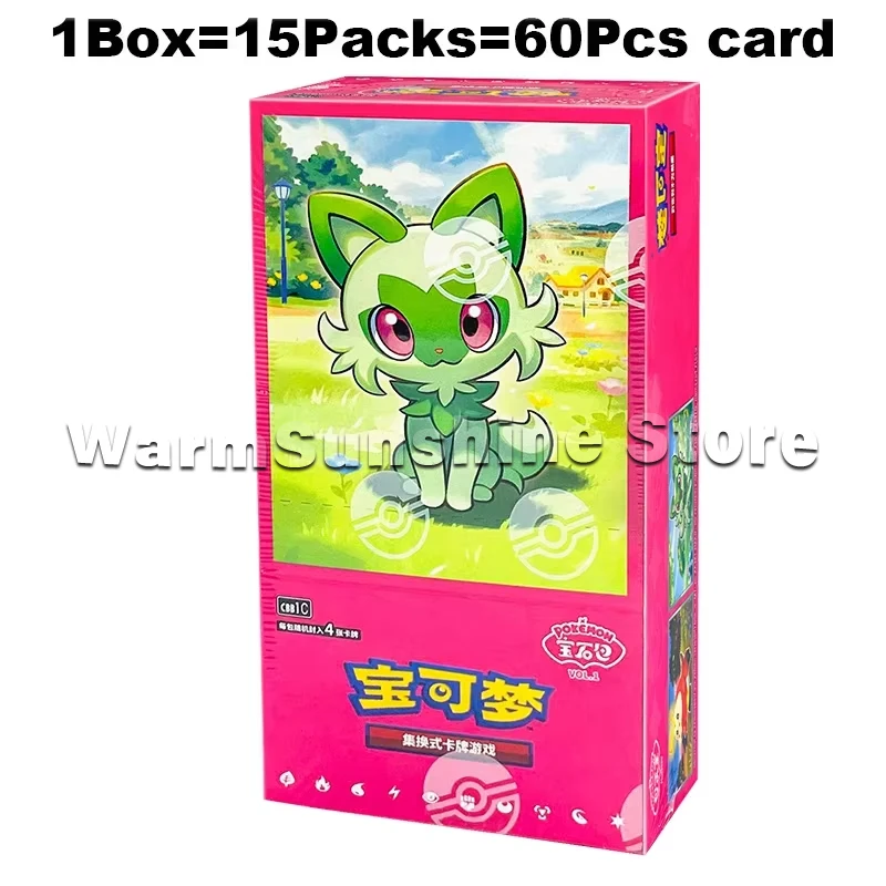 Carta Pokemon originale PTCG Scatola della serie versione cinese Gioco anime Carte collezionabili Regali di compleanno per bambini