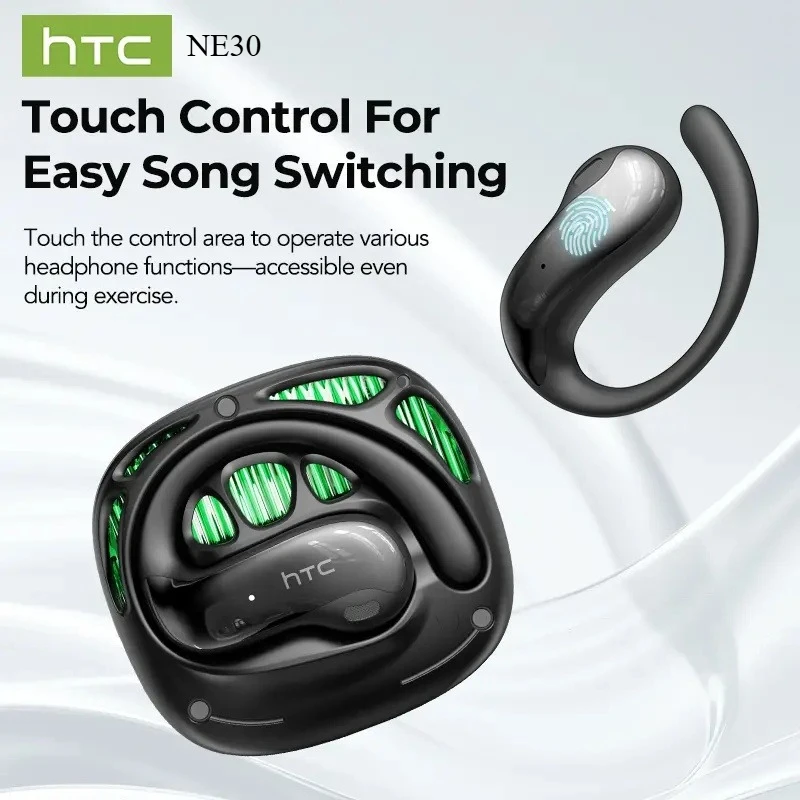 

HTC NE30 Bluetooth V6.0 Earphones AI Translator Earbuds OWS Sports Headphones Sensitive High-definition Mic Wireless Headphones