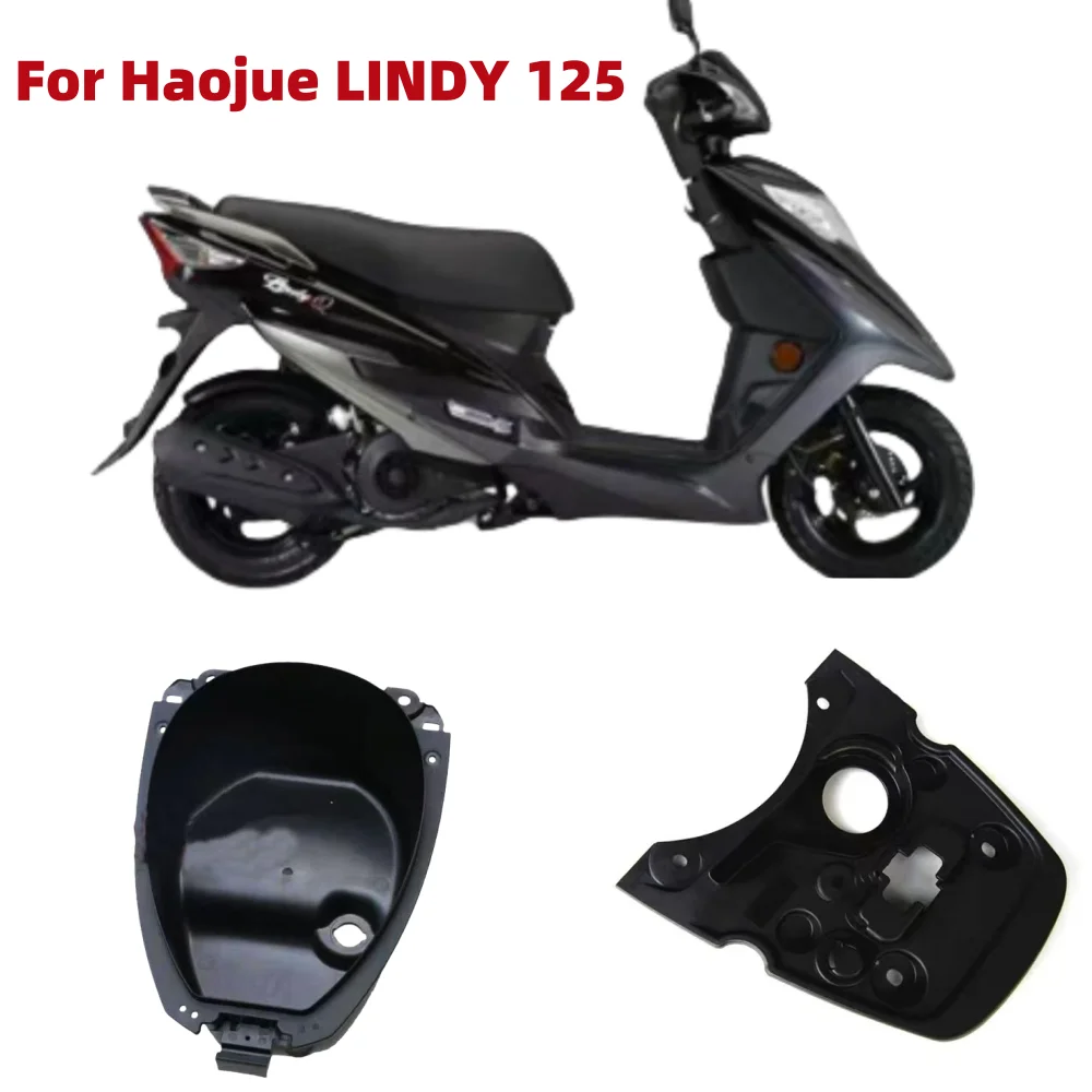 Fit LINDY 125 Motorcycle Accessories Bottom Box Seat Bucket Storage Box Luggage Box For Haojue LINDY 125